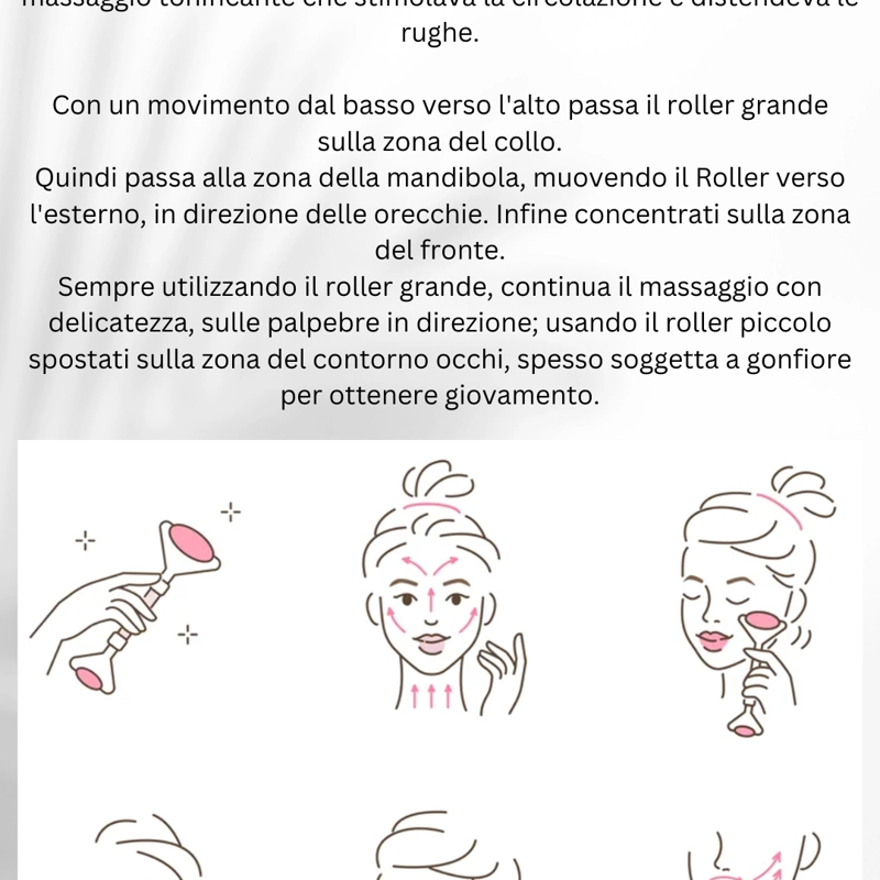 crystal roller quarzo ialino