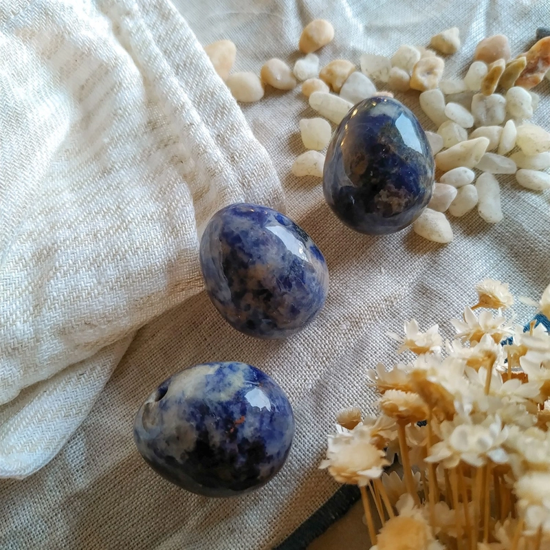 Yoni Egg in Sodalite
