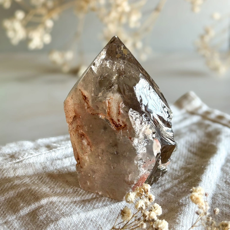 punta in quarzo fumè