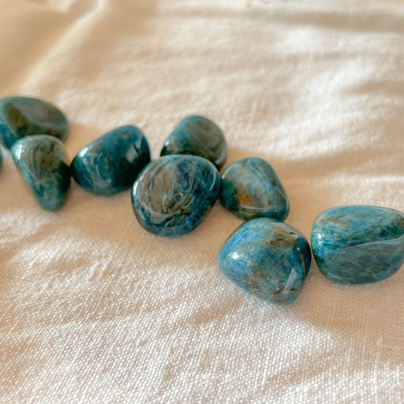 Apatite Blu burattata