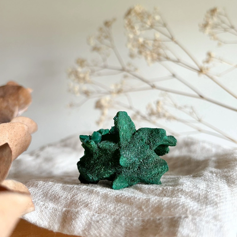 Malachite con Dioptasio