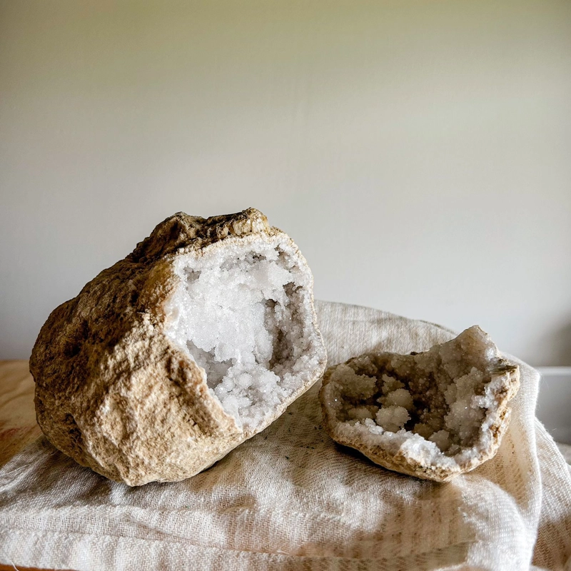 geode di Calcite Bianca - big