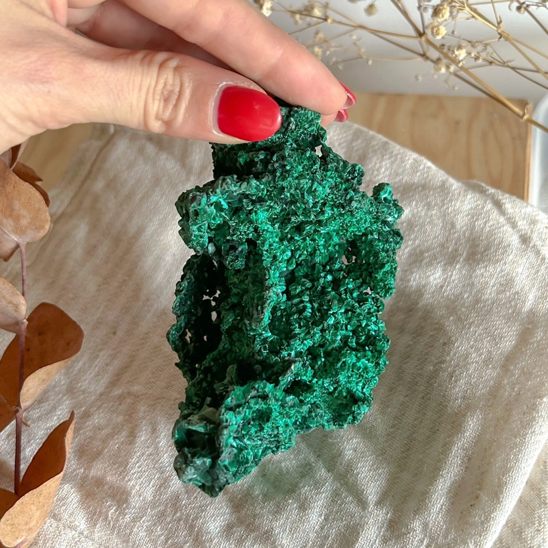 Cristallizzazione di Malachite