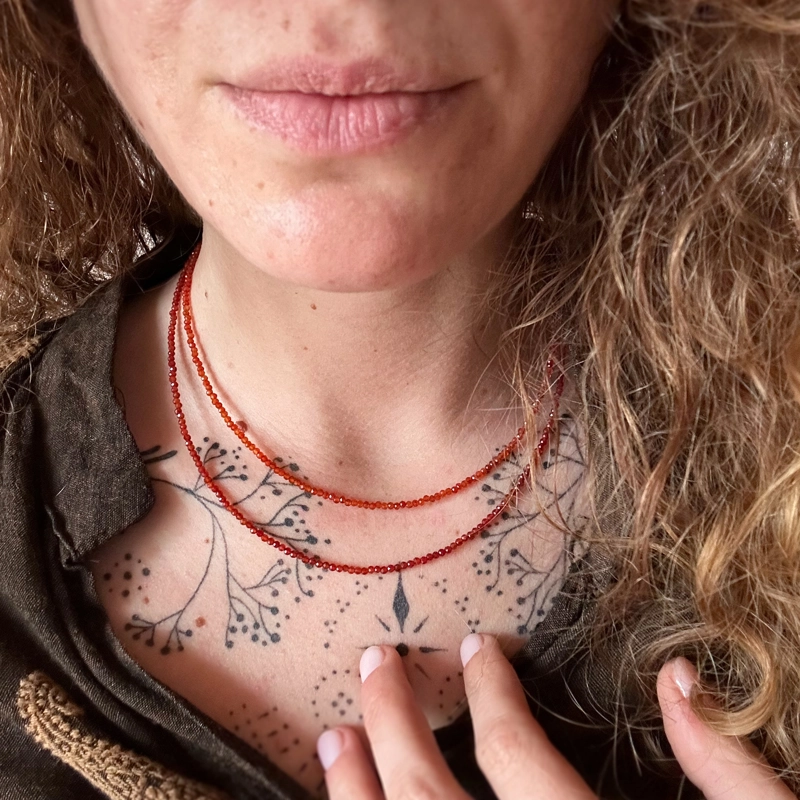 girocollo Clelia - corniola