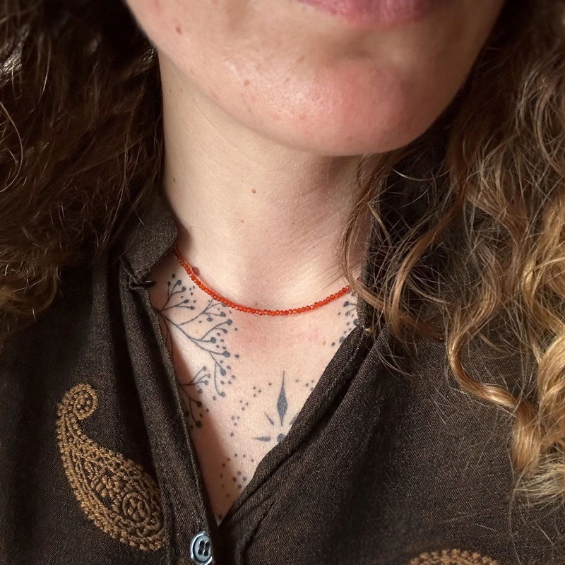 girocollo Clelia - corniola