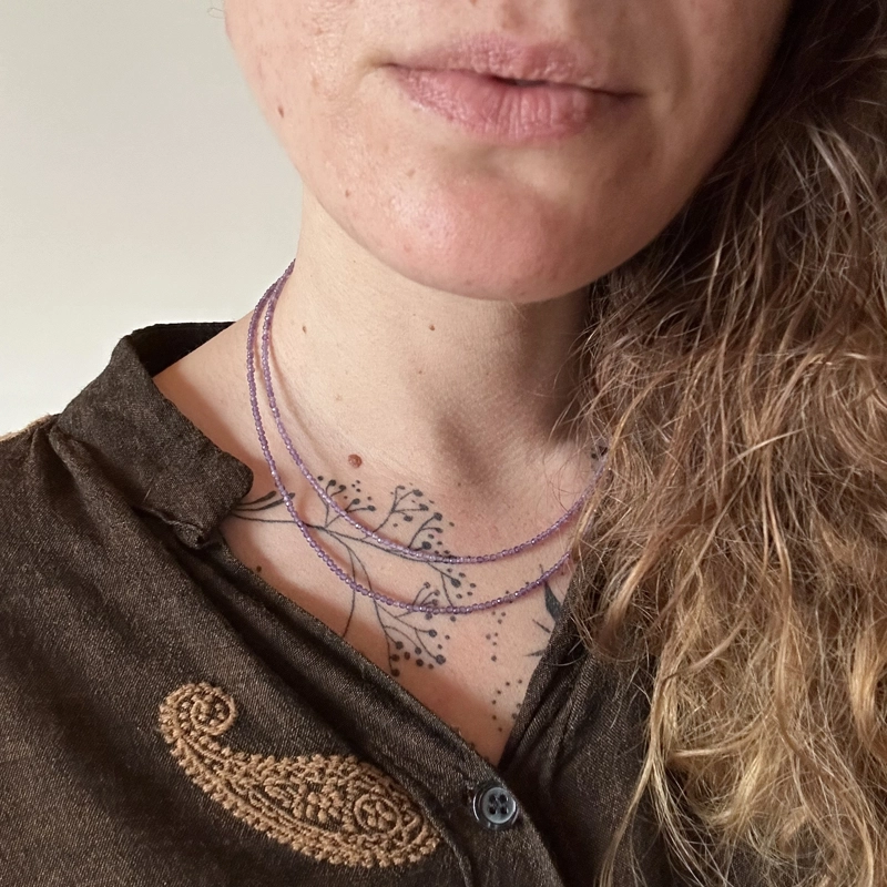 girocollo Clelia - ametista