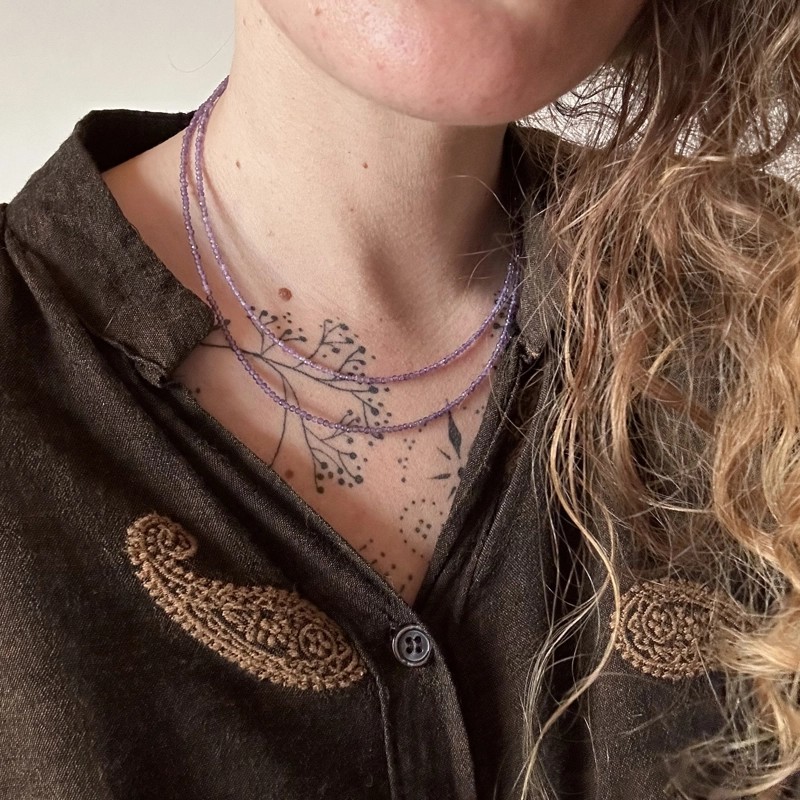 girocollo Clelia - ametista