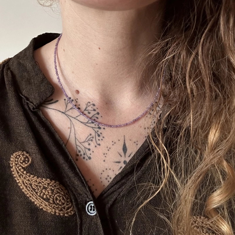 girocollo Clelia - ametista