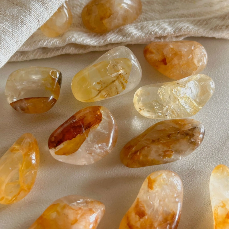 pietra burattata - quarzo golden healer