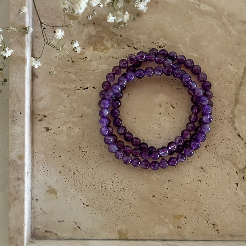 bracciale elastico - Ametista