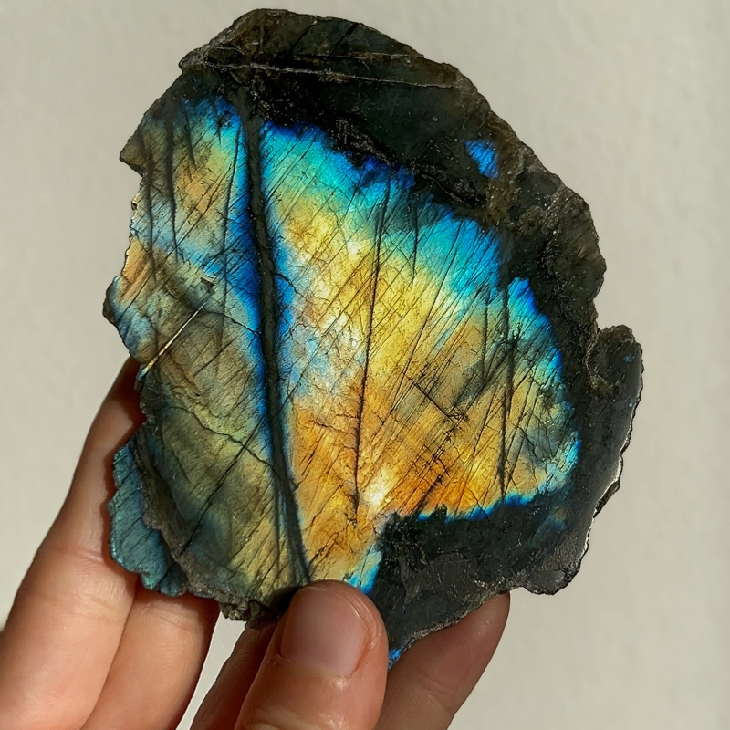 Lastra in Labradorite arcobaleno