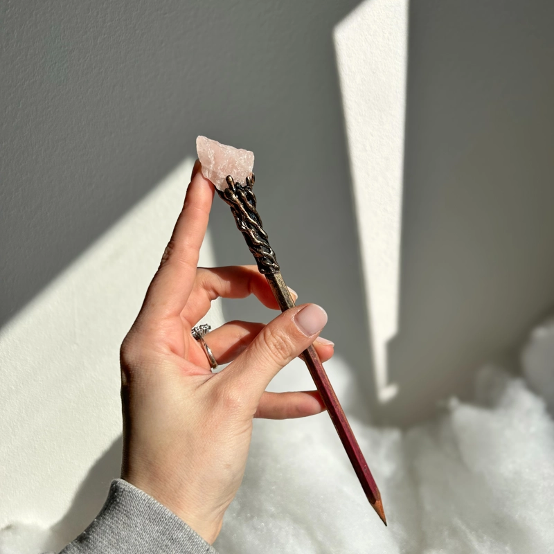 Matita dei Desideri - Quarzo Rosa