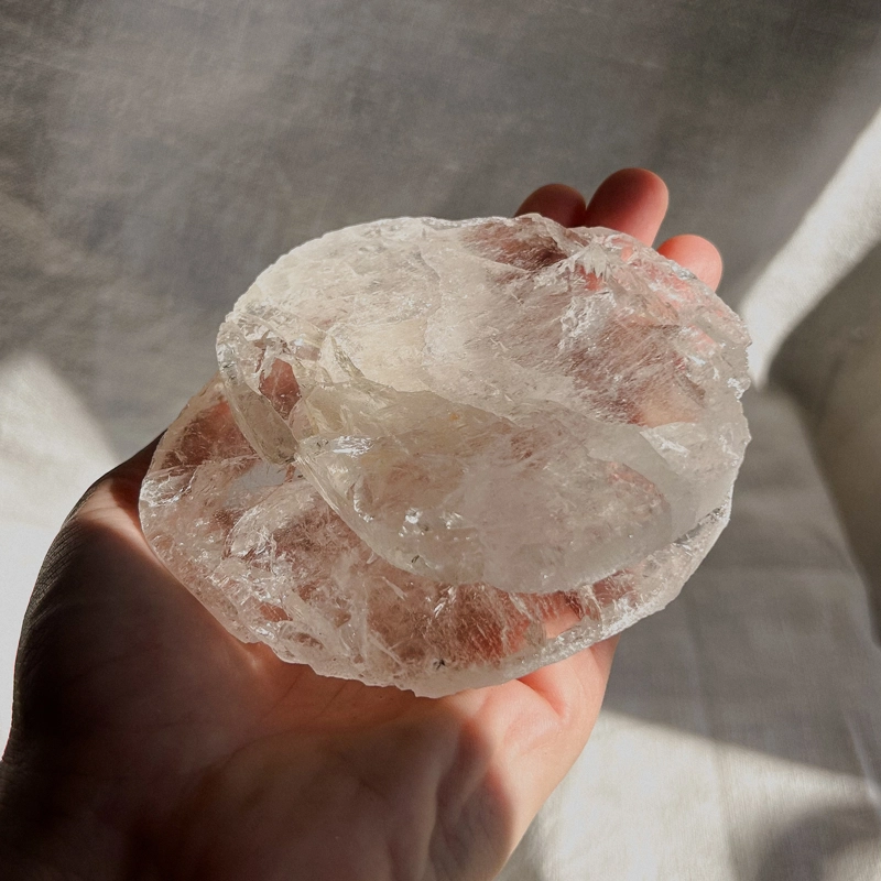 Piatto di Quarzo - carica pietre ed acqua