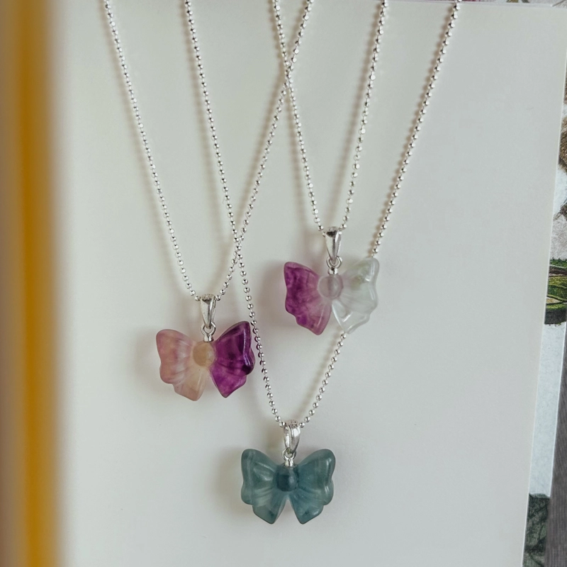 collana Fiocco di Fluorite