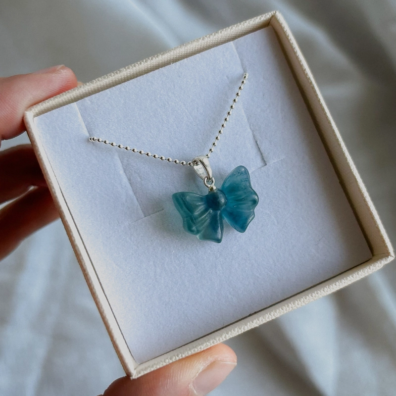 collana Fiocco di Fluorite