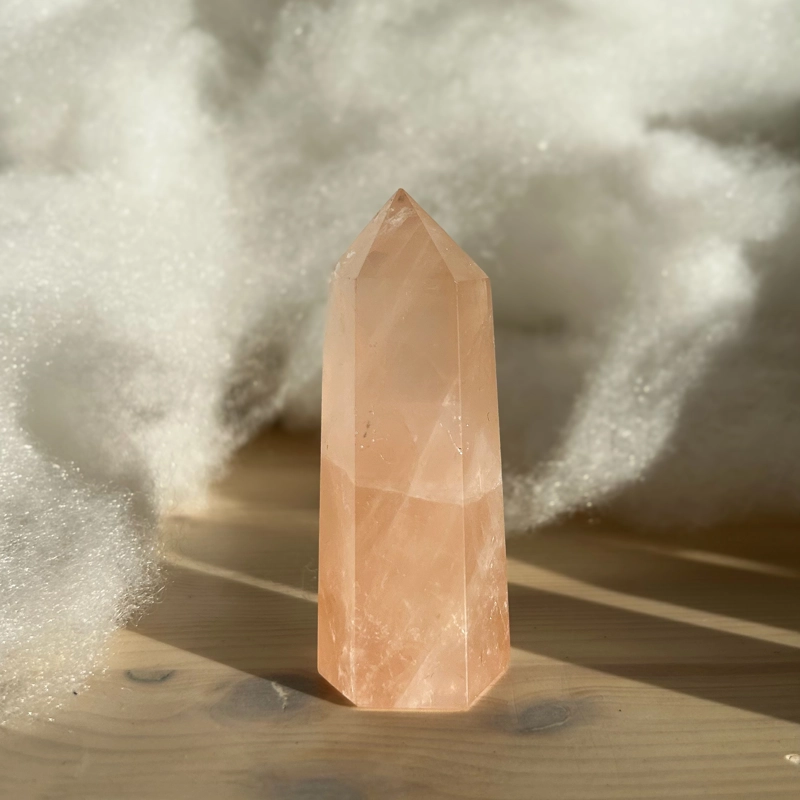 Punte in Quarzo Rosa