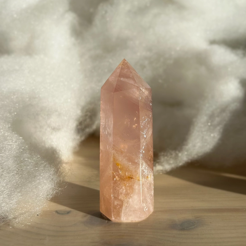 Punte in Quarzo Rosa