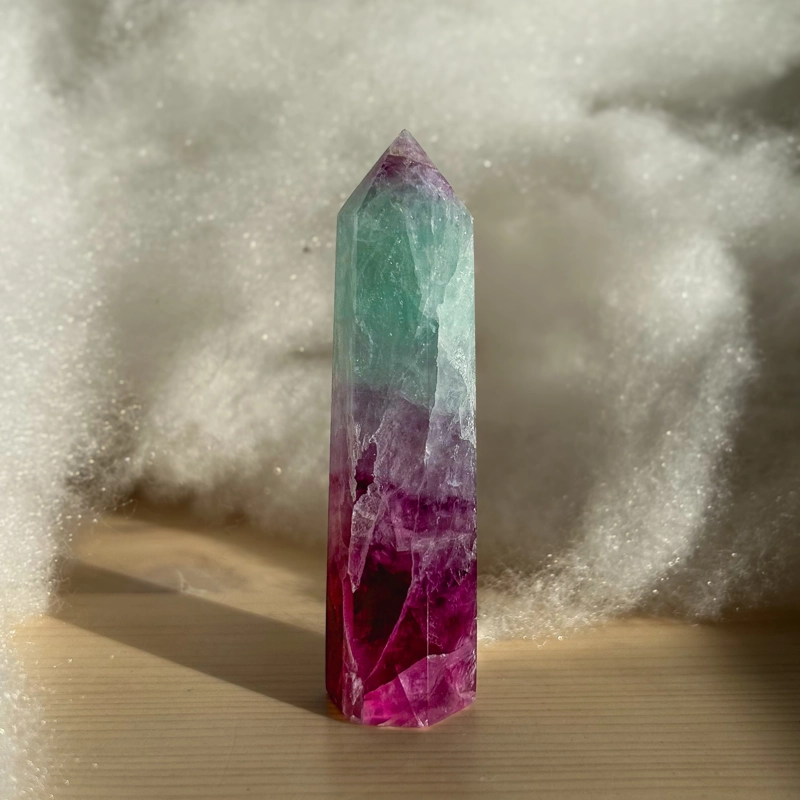 Punte in Fluorite Arcobaleno