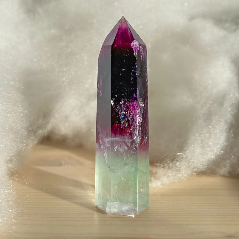 Punte in Fluorite Arcobaleno