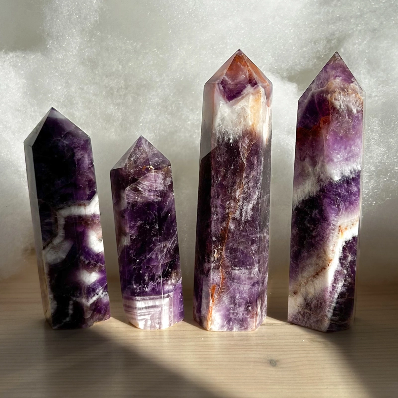 Punte in Ametista Fasciata 