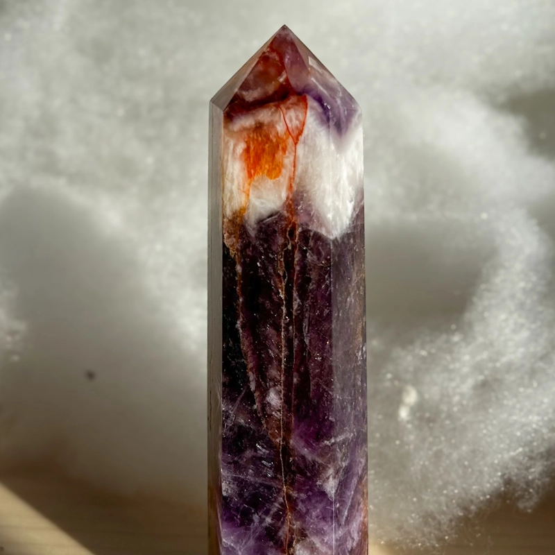 Punte in Ametista Fasciata 