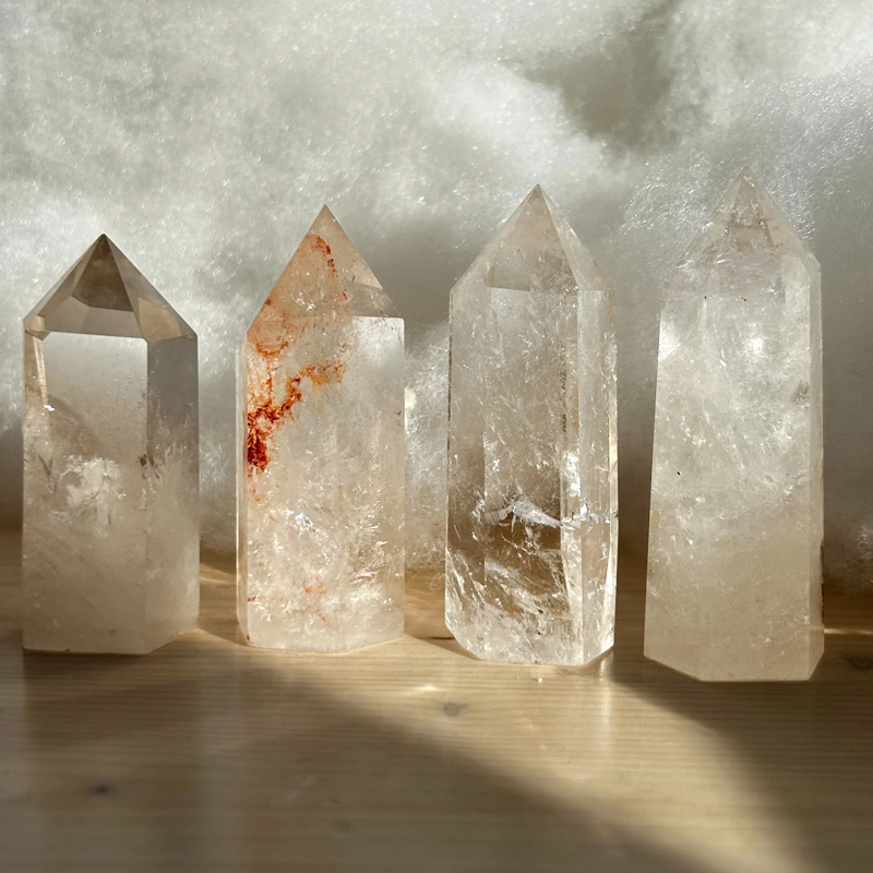 Punte in Quarzo Ialino