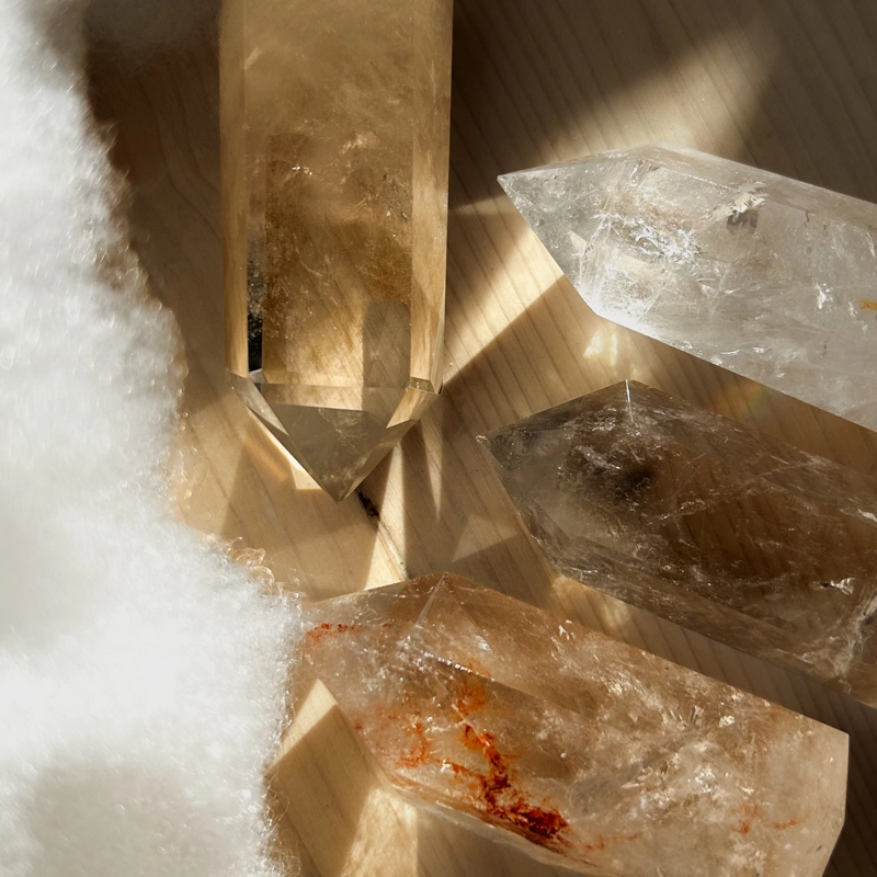 Punte in Quarzo Ialino