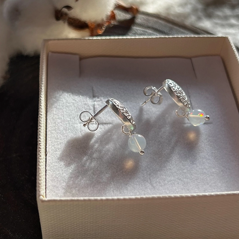 orecchini mandala Opale