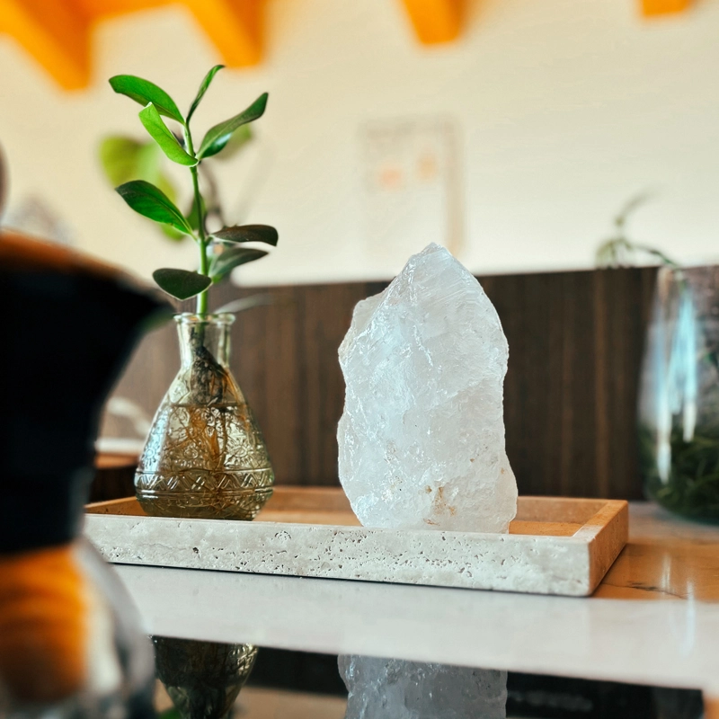 lampada quarzo ialino grezza