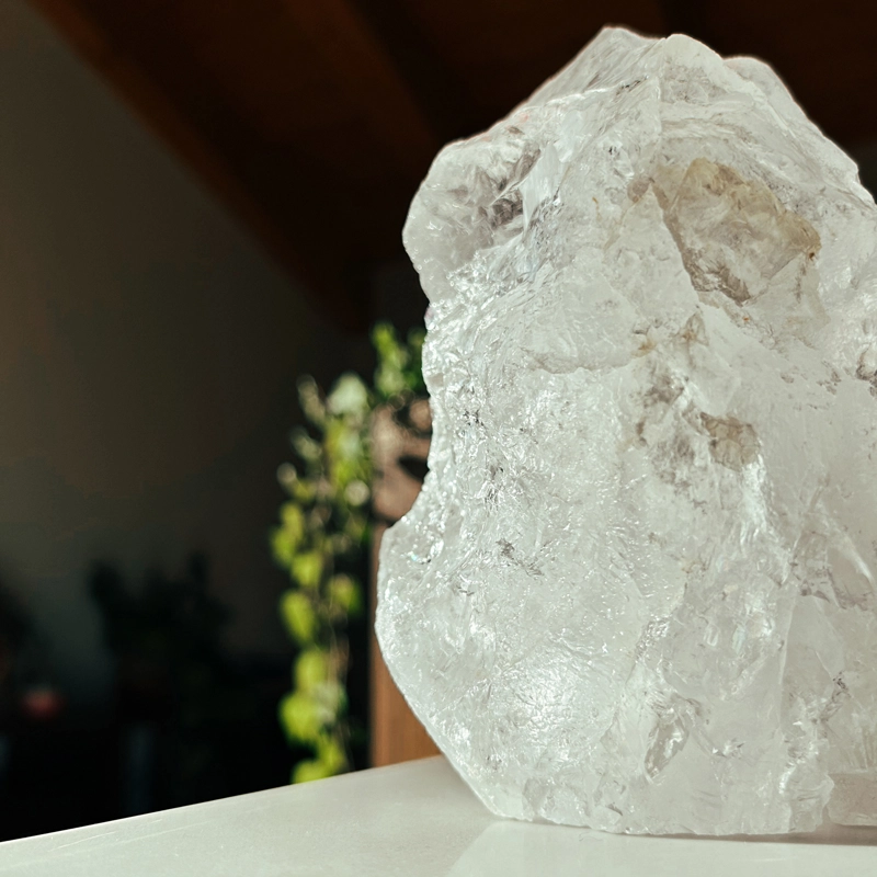 lampada quarzo ialino grezza