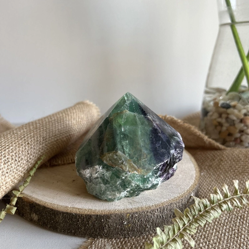 punta in Fluorite Arcobaleno