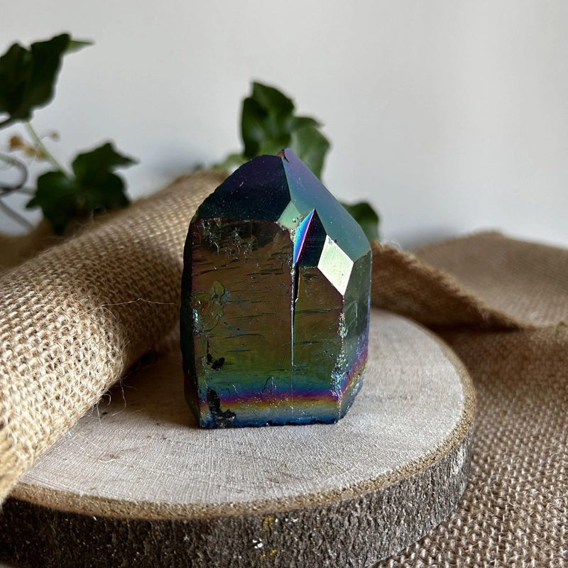 punta in Aqua Aura Titanio