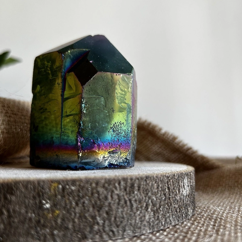 punta in Aqua Aura Titanio