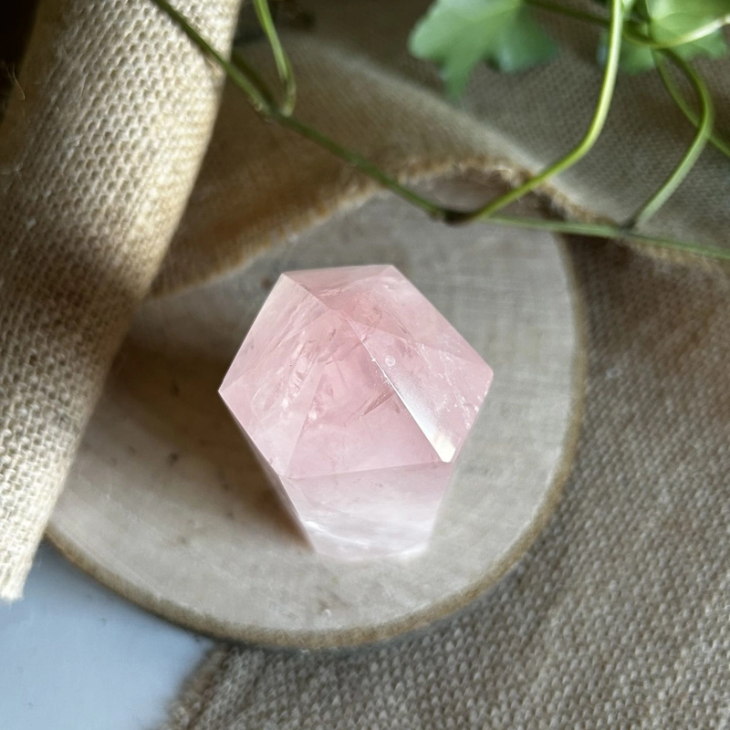 punta in Quarzo Rosa