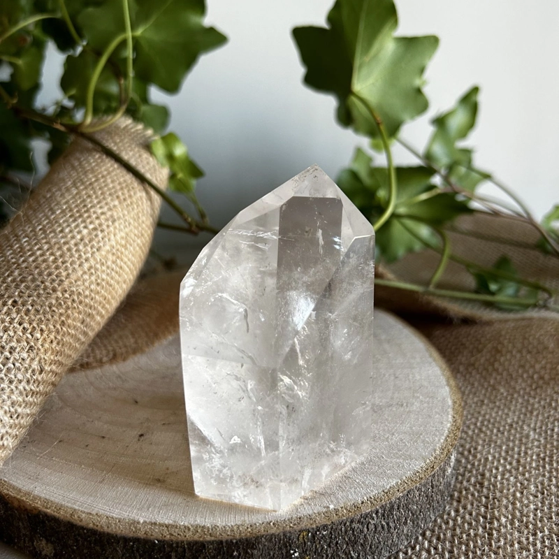 punta in Quarzo Ialino