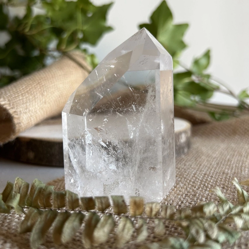 punta in Quarzo Ialino