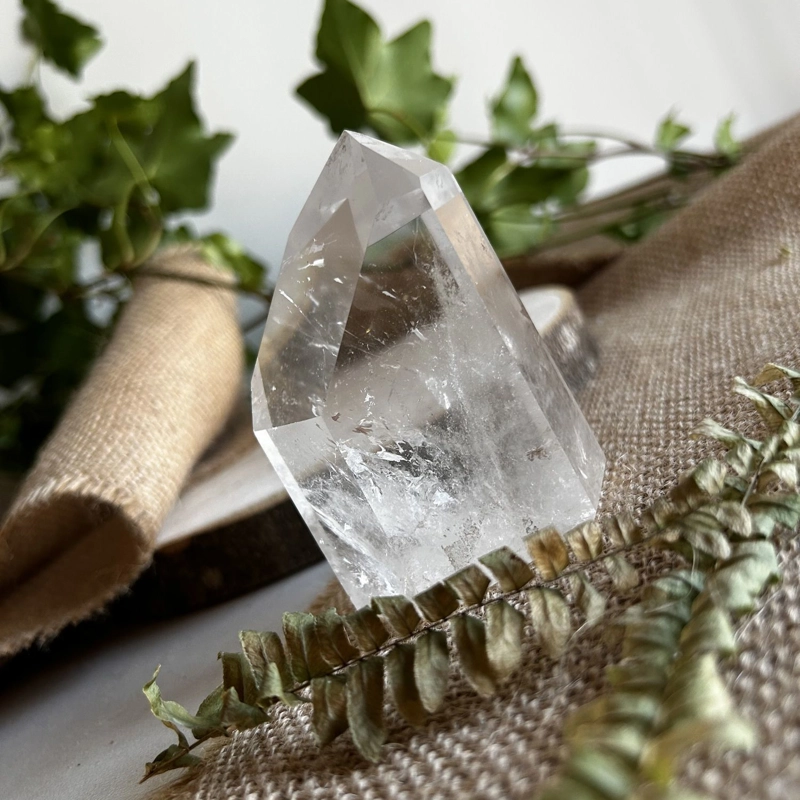 punta in Quarzo Ialino