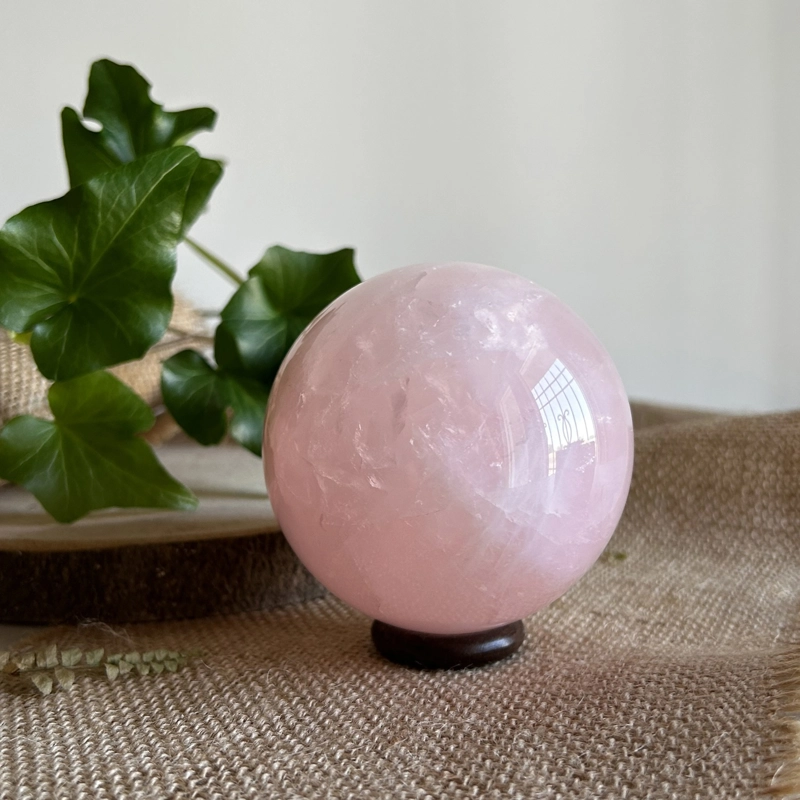sfera in Quarzo Rosa