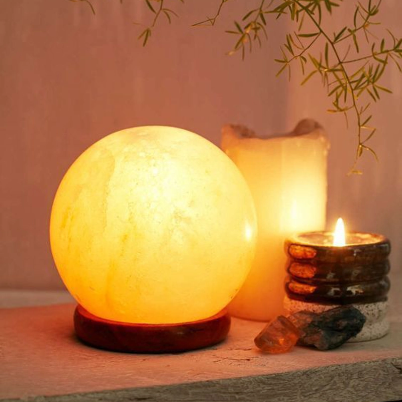 Lampada di Sale Rosa // Sfera