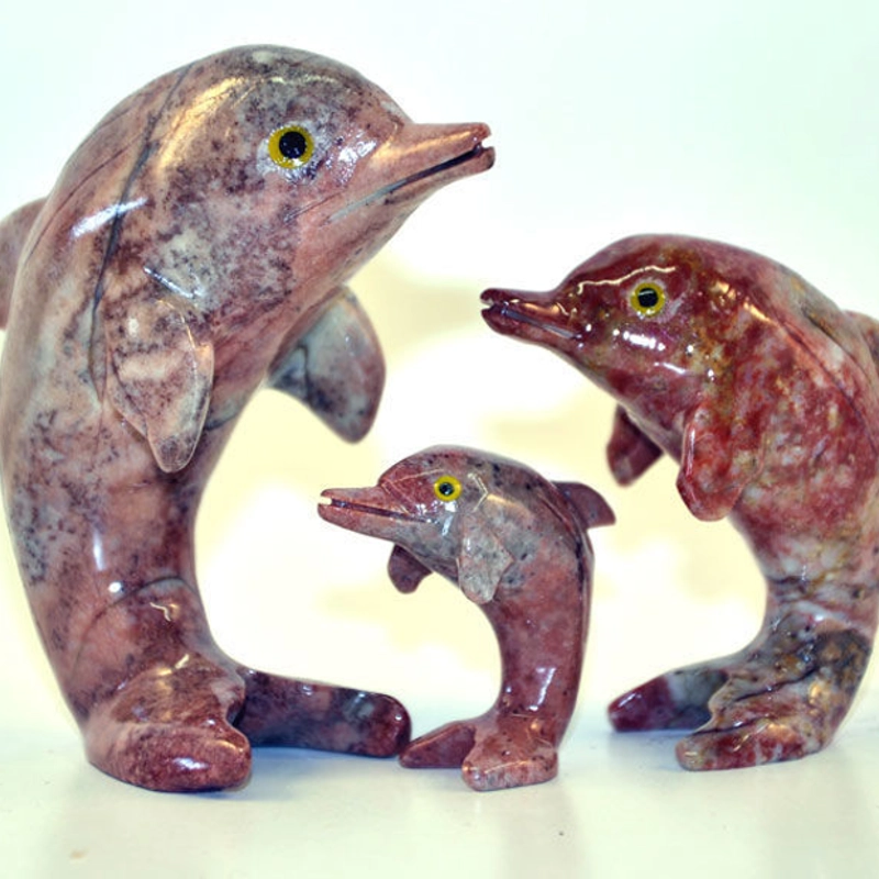 Delfino pietra cm. 5