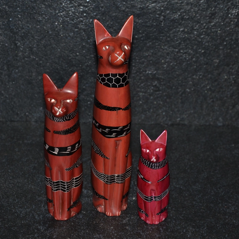 Gatto color serpente ros/nero