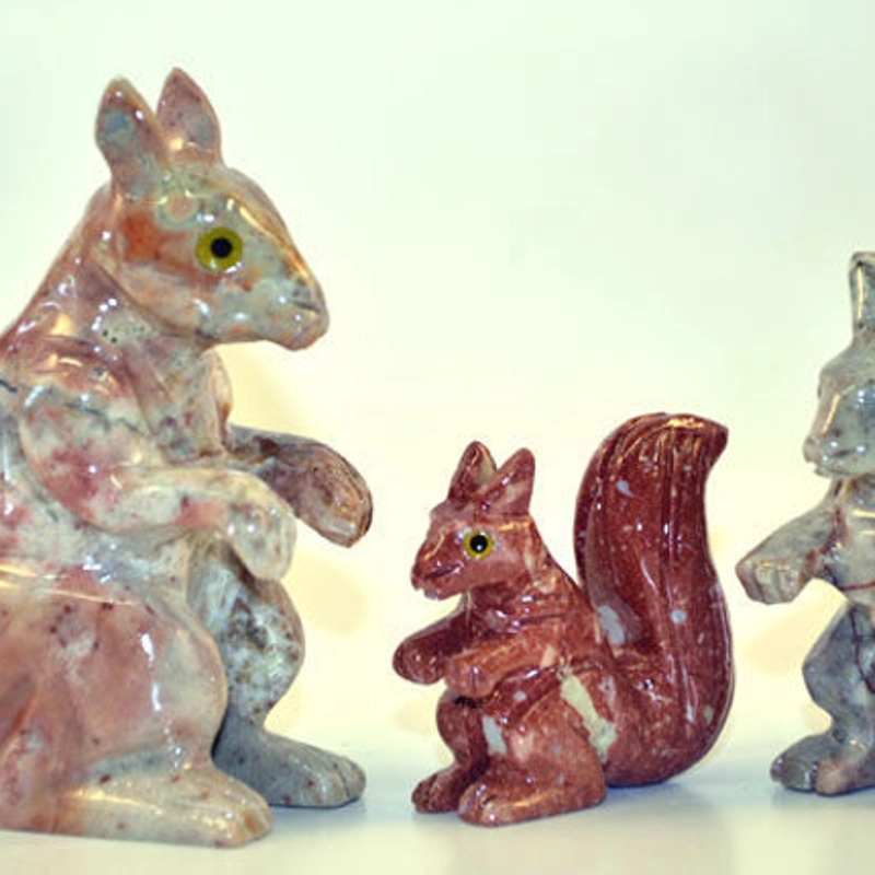 Scoiattolo pietra cm. 3