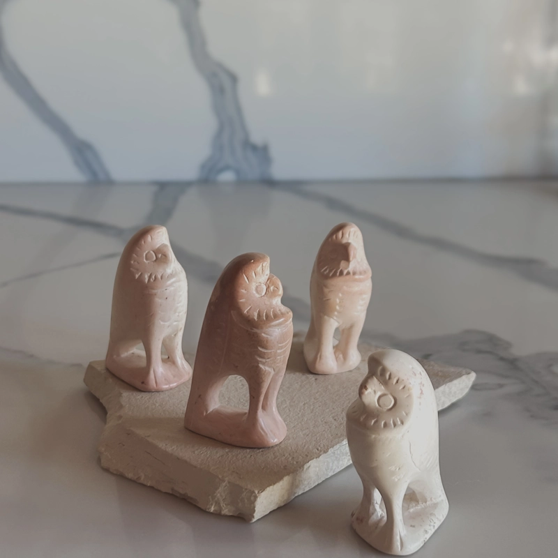 Gufetto in pietra steatite