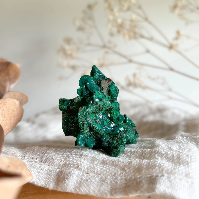 Malachite con Dioptasio