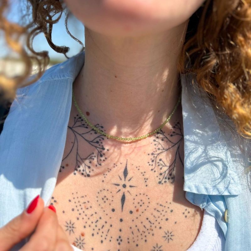 girocollo Clelia - Peridoto