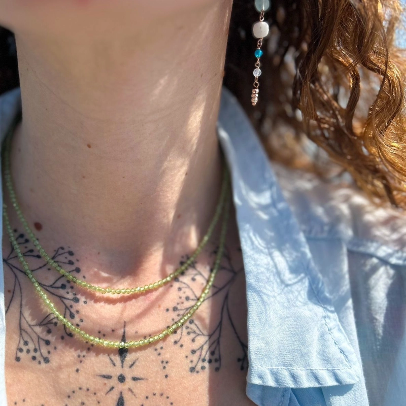 girocollo Clelia - Peridoto