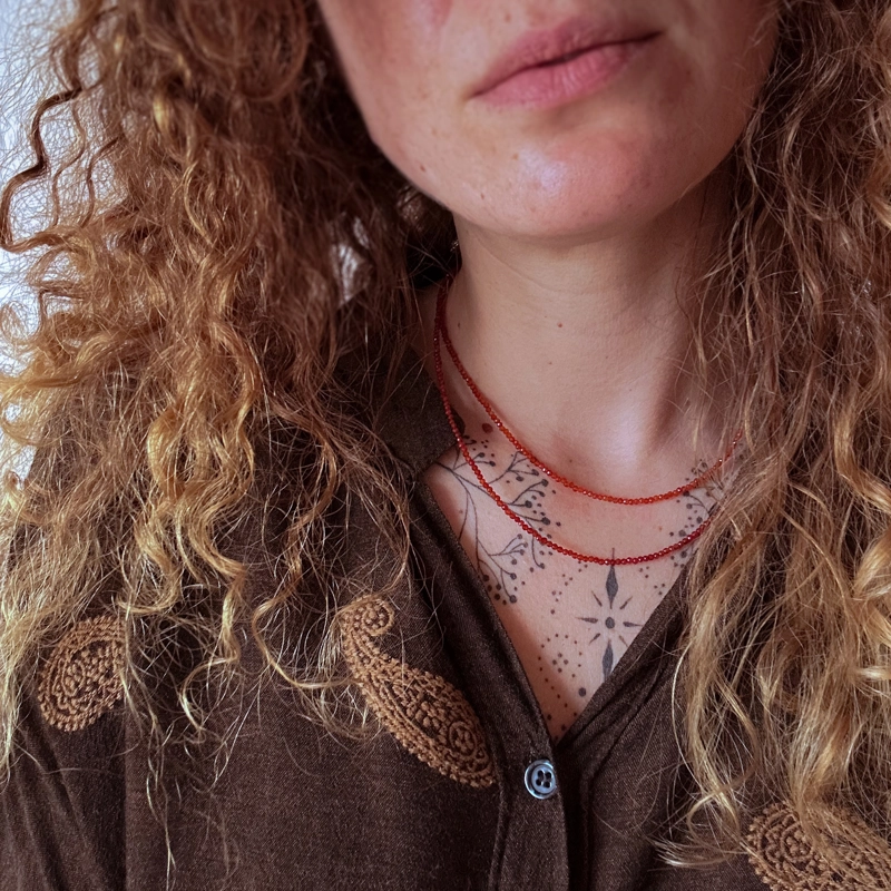 girocollo Clelia - corniola