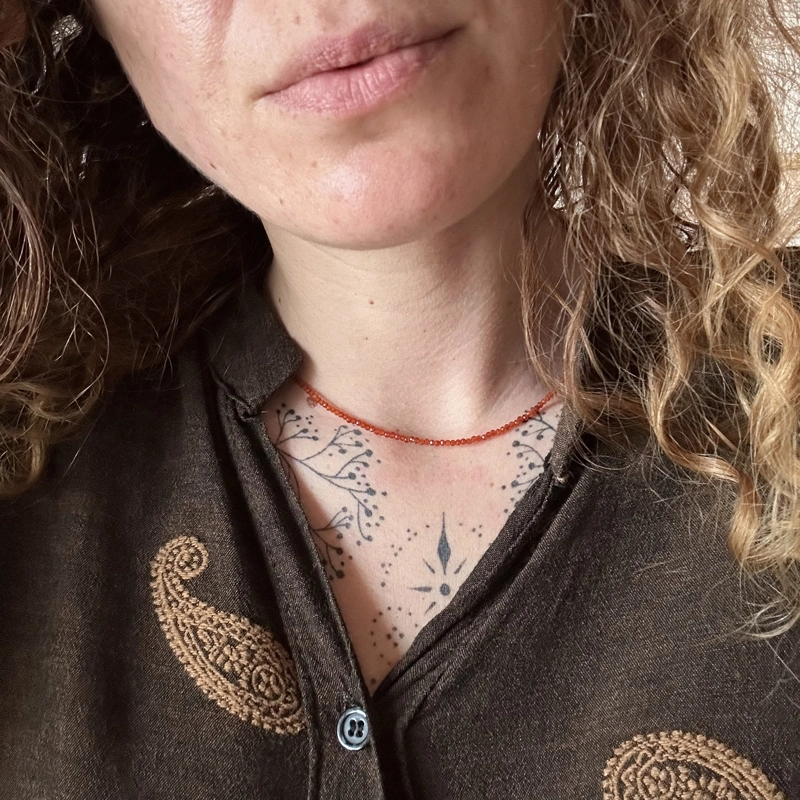 girocollo Clelia - corniola