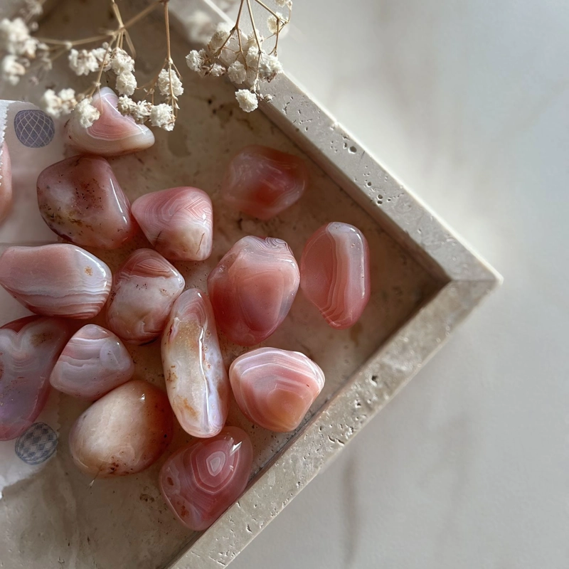 pietra burattata - agata botswana pesca