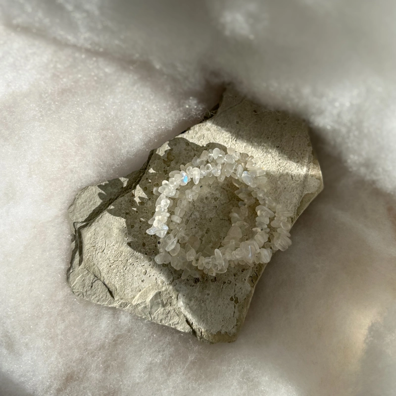 bracciale chips - Pietra di Luna